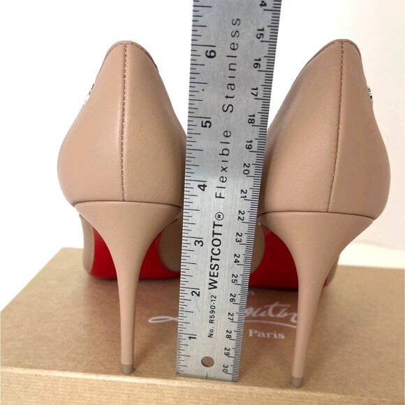 Christian Louboutin Sporty Kate Pointed Toe 85mm Pumps Red Sole Size 40.5 - Picture 8 of 13